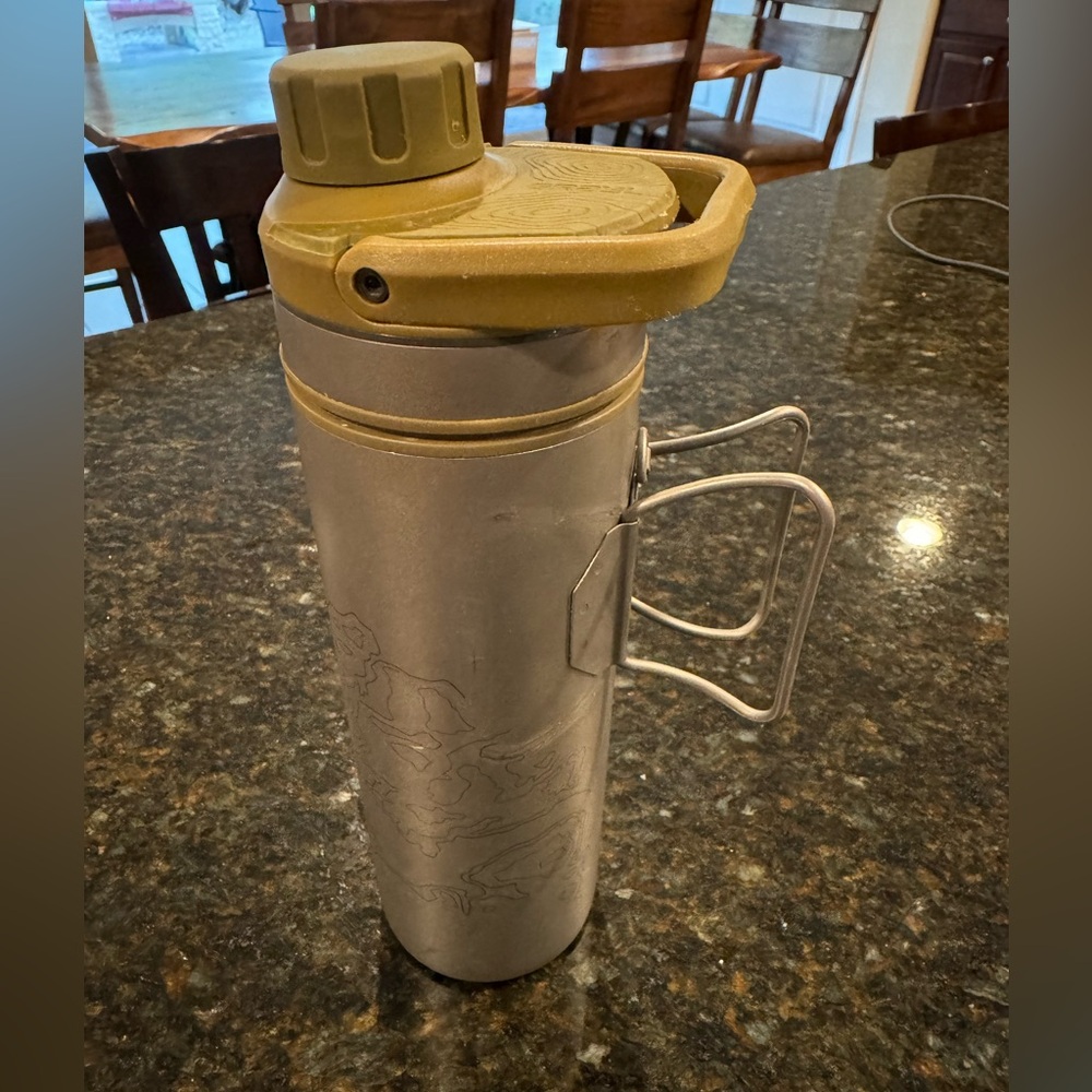 GRAYL UltraPress Titanium 16.9 oz Water Purifier & filter